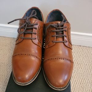 Boys Brown Dress Shoes